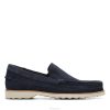 Durleigh Edge Clarks en daim bleu marine Hommes N6R8B3711 Clarks daim bleu marine