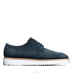 Ernest Walk Clarks en daim bleu marine Hommes N6R8B3735 Clarks daim bleu marine