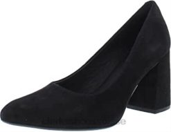 escarpin laina 85 court pour femmes clarks en daim noir femmes N6R8B15 Clarks Suède noir