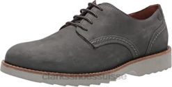 Fallhill Plaoxford Clarks en nubuck gris pour hommes Hommes N6R8B1367 Clarks nubuck gris