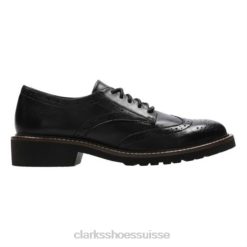 fenestella rose clarks noirs femmes N6R8B4046 Clarks noir