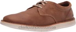 forge vibe oxford clarks cuir beige pour hommes Hommes N6R8B1839 Clarks cuir beige