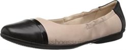 Graceljen NY Ballet Flat Clarks Cuir Rose Nude Femme femmes N6R8B1637 Clarks