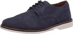 Malwood Plaoxford Clarks en nubuck bleu marine pour hommes Hommes N6R8B2125 Clarks nubuck bleu marine
