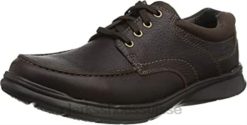 marron marron huileux clarks cotrell edge oxford pour hommes Hommes N6R8B2184 Clarks brun brun gras