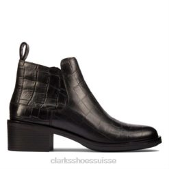 memi zip clarks croco noir unisexe N6R8B4117 Clarks croco noir