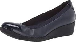 mocassins elpalm en cuir bleu marine pour femme clarks femmes N6R8B300 Clarks cuir marine