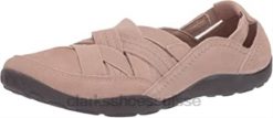 mocassins plats haley rose clarks en daim sable pour femmes femmes N6R8B2251 Clarks daim sable