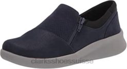 mocassins sillian 20 jours pour femmes clarks bleu marine femmes N6R8B744 Clarks marine