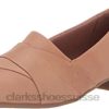 mocassins tilmont clara femme cuir praliné flat clarks femmes N6R8B596 Clarks cuir praliné