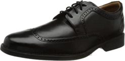 Oxfords Clarks noires Whiddon Wing pour hommes Hommes N6R8B336 Clarks Cuir noir