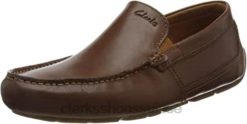 plamocassin markman pour hommes en cuir beige foncé clarks Hommes N6R8B652 Clarks cuir beige foncé