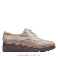 platine clarks shayllace femmes N6R8B3899 Clarks platine