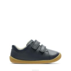 roamer craft t clarks cuir marine enfants N6R8B3805 Clarks cuir marine