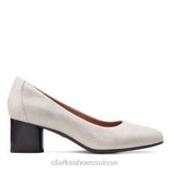 robe cosmos argentée métallisée clarks femmes N6R8B3905 Clarks argent métallisé