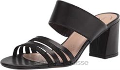 sandale à talon femme jocelynne andi clarks cuir noir combi femmes N6R8B1831 Clarks