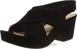 sandales à bride cheville femme noires clarks femmes N6R8B2028 Clarks