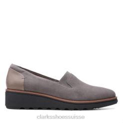 Sharon Dolly Clarks gris femmes N6R8B3949 Clarks gris