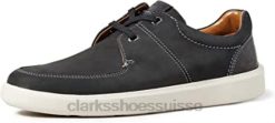 sneaker à lacets cambro pour hommes clarks noir Hommes N6R8B847 Clarks noir