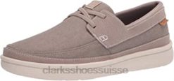 sneaker clarks en toile de pierre à lacets cantal pour hommes Hommes N6R8B2483 Clarks toile de pierre