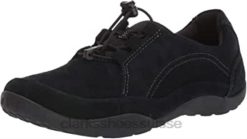 sneaker haley rhea pour femme en daim noir clarks femmes N6R8B694 Clarks Suède noir