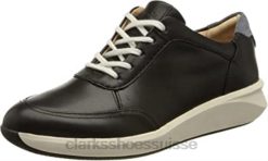 sneaker un rio mix pour femme en cuir bleu marine clarks femmes N6R8B2686 Clarks cuir marine