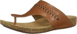 Tongs Clarks Un Perri Vibe en cuir marron foncé pour femmes femmes N6R8B1264 Clarks cuir beige foncé