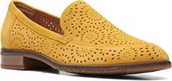 trish calle slip on 9 c/d us jaune low clarks pour femme femmes N6R8B1436 Clarks